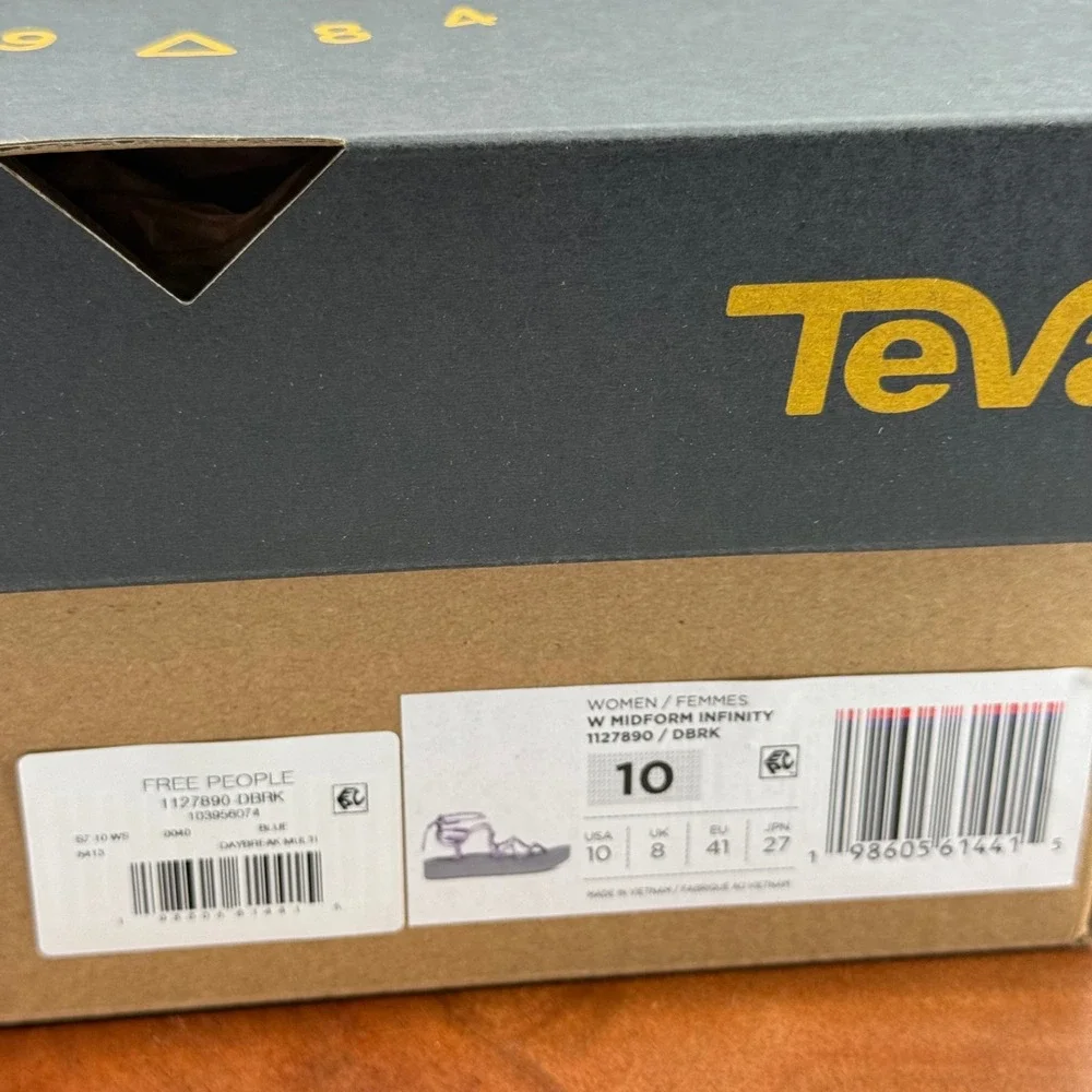 Teva Midform Infinity Sandals Strappy Platform Daybreak Color 1127890 Women 10